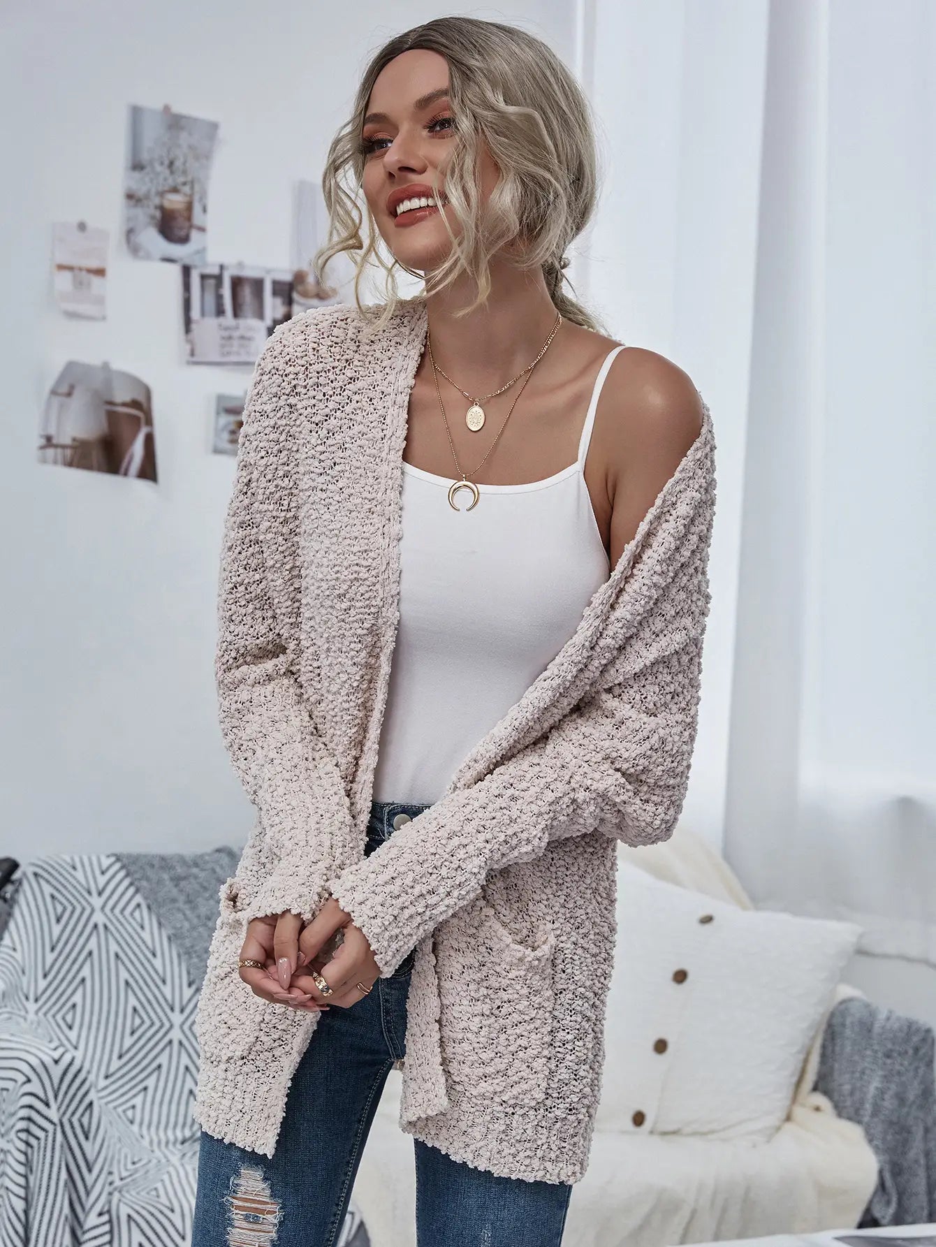 Chunky Knit Cardigan – Vessie's Boutique