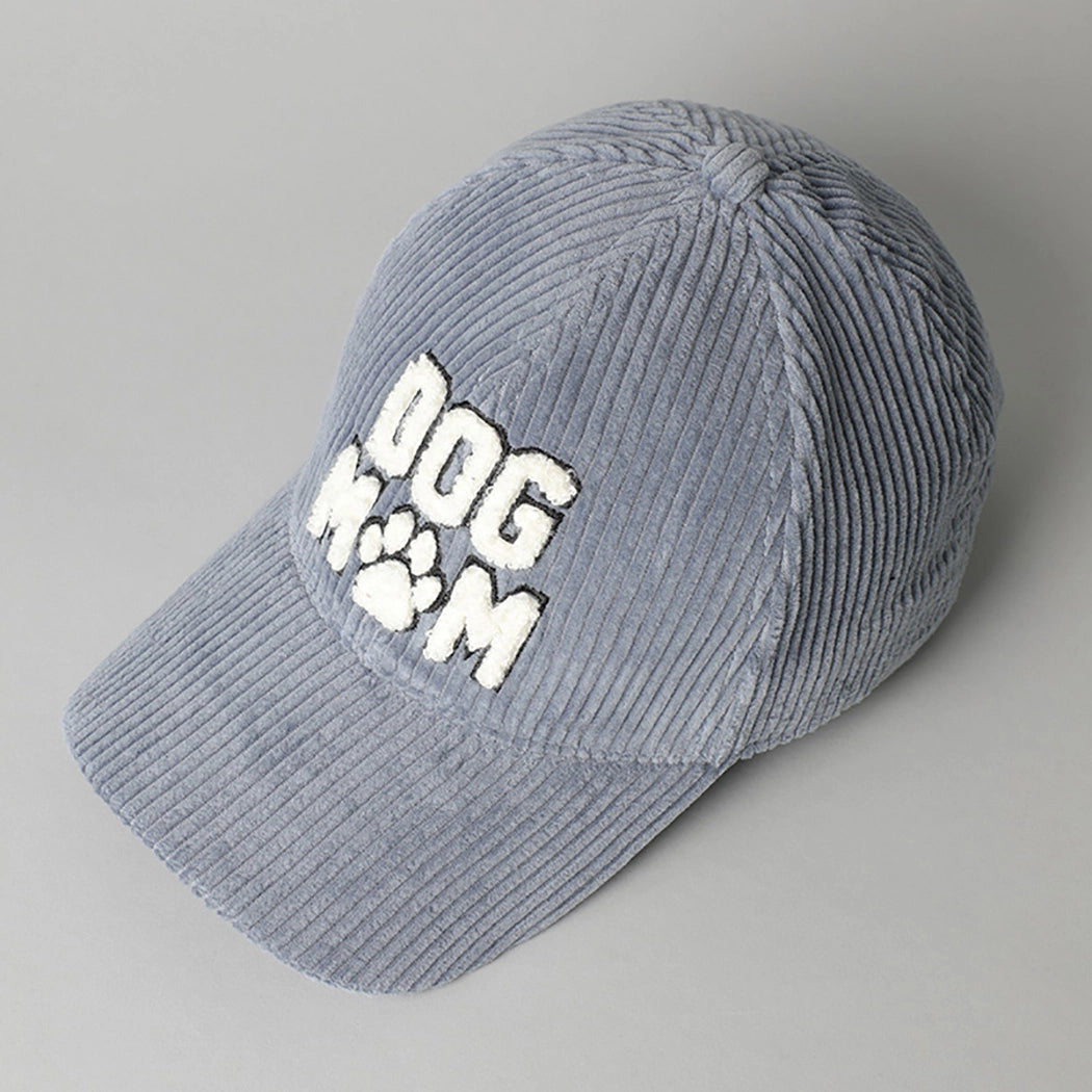 DOG MOM Corduroy Hat