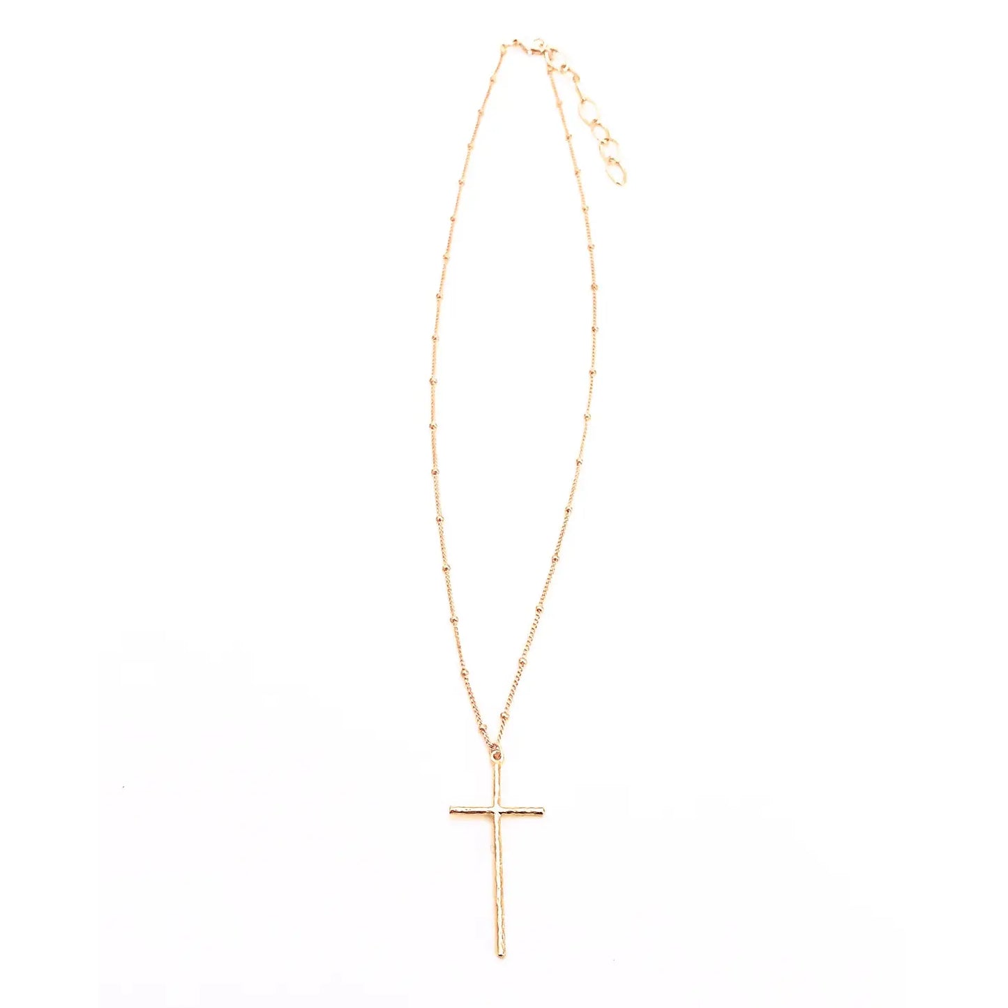 Lilly Cross Necklace